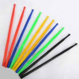 Nylon profissional tambor varas para iniciantes, alças antiderrapantes, bateria acessórios, 5A plástico, atacado, 1 par - Image 2