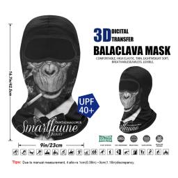 Respirável motocicleta balaclava máscara facial completa esporte ciclismo bandana à prova de vento masque exército tático pescoço acampamento bandana - Image 2