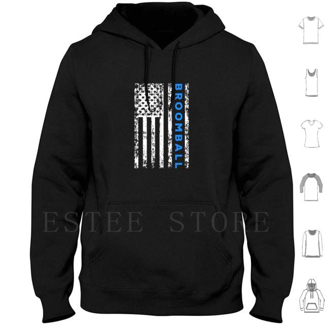 Hoodies Engraçados de Broomball: O Esporte Divertido da Vassoura Azul e Suas Piadas!