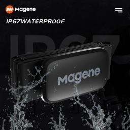 Magene Mover H64 Sensor de frequência cardíaca modo duplo ANT Bluetooth com alça peitoral ciclismo computador bicicleta forWahoo Garmin monitor esportivo - Image 4