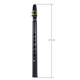 Ammoon-mini saxofone de bolso para bb, instrumento de sopro, saxofone abs, com bocal alto, 10 peças - Image 6