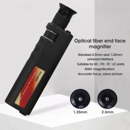 Kit De Limpeza De Fibra Com Fibra Óptica, Kit De Ferramentas FTTH, Ferramenta De Teste De Rede Com Microscópio De Inspeção De Fibra etc - Image 3