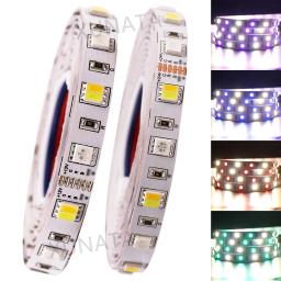Fita de led rgb com 5m, smd 5050, 12v, 24v, dc, rgbw, aviso com a segunda guerra mundial, fita flexível de led, iluminação para decoração de festas - Image 6