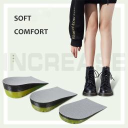 Palmilhas GEL Soft PU Material para Homens e Mulheres, Invisível Aumentar Solas Pads, Aumentar Altura, 1,5 cm, 2,5 cm, 3,5 cm - Image 4