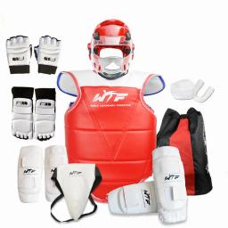 Terno de proteção de competição para adultos e crianças, kit de taekwondo, protetor esportivo combinado para crianças - Image 3