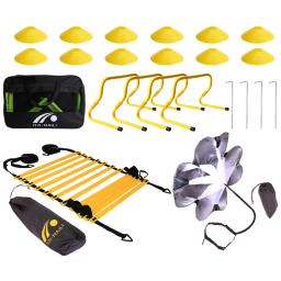 Alta Qualidade Multifuncional Futebol agilidade escada, conjunto De Treinamento De Velocidade, futebol, obstáculo Ajustável, kit De Treinamento, Fábrica Atacado - Image 2