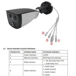 Câmera de imagem térmica, óptica, bi-espectro, rede, bala, ip, medição térmica, ia, corpo humano, temperatura, detector - Image 5