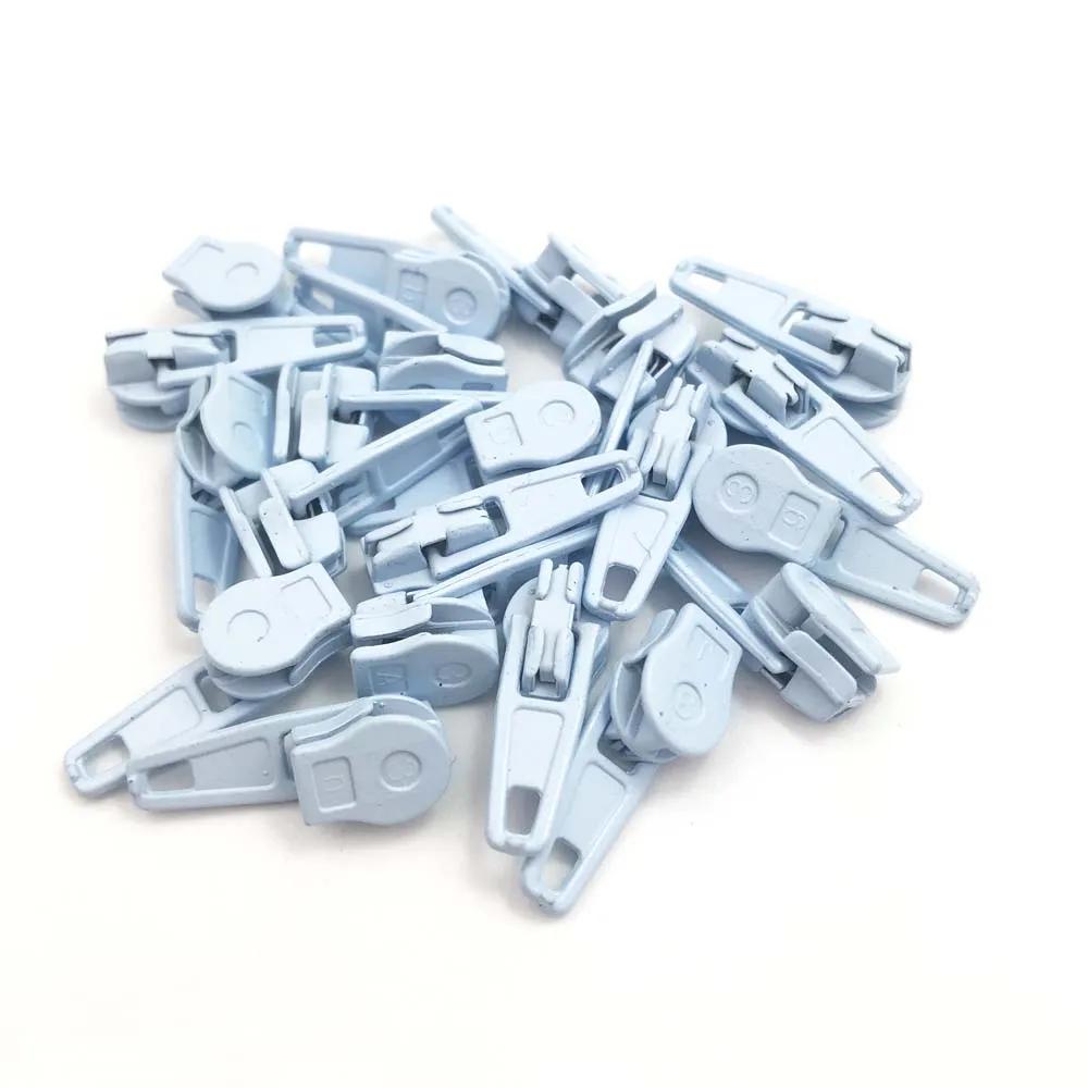 Puxadores de zíper 50 peças, puxador de zíper de nylon multicolor deslizante com zíper para costura - Image 1