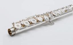 Jm MCL-300 aberto/fechar buraco c flautas 16 chaves banhado a prata flauta conjunto instrumento musical com flauta suporte caso ferramenta de limpeza - Image 5