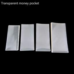Mangas transparentes Selo Coleção Saco, Saco De Armazenamento De Dinheiro, Proteger Notas, 4 Tipos, 100 Pcs - Image 6