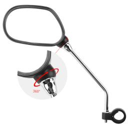 Espelho retrovisor de bicicleta, espelho retrovisor de segurança para ciclismo, amplo alcance, ângulo de visão traseiro ajustável - Image 3