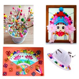 Pompons macios coloridos para crianças, artesanato de pelúcia fofa, bola de pompom DIY, Fur Pon Pon, decoração do lar, brinquedos, acessórios para bonecas, 10mm-30mm - Image 6