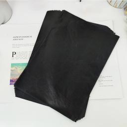 Papel Carbono A4 para Rastreamento e Pintura, Papel Cópia Reutilizável, Grafite, Ativação e Grafite, Superfícies de Arte, Preto, 100PCs - Image 3