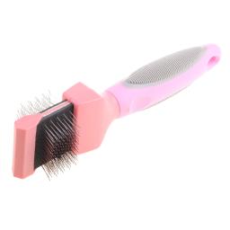 Dupla face pet escova de cabelo do cão gato pele cerdas grooming derramamento limpeza massagem pente ferramenta estilo - Image 5