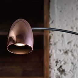 Luminária de mesa com braço longo ajustável, design nórdico, base de mármore, ouro rosa, abajur, luz para escritório de estudo, luminárias led - Image 4