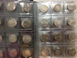 China moeda antiga coleção de moedas de prata conjunto 120 pes (a cor da pele exterior é aleatória) - Image 5