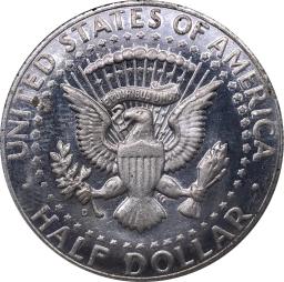 Moedas de cópia prateadas, Estados Unidos 1964 D Coin, America Liberty 1, Half Dollar, EUA Metal, China Casting, Cupronickel, 1, 2 - Image 2