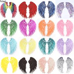 1 par de alianças lantejoulas e listras pulaqi, patches bordados para roupas, costura em ferro, adesivos para roupas, acessórios - Image 1