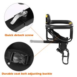 Assento de bicicleta universal para crianças, assento de segurança do bebê, frente da bicicleta, acessórios para bicicletas - Image 3
