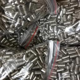 100 pçs 9mm prata aço inoxidável prancha fin parafusos para esportes aquáticos surf todas as tabplugues dobro surf ao ar livre acessórios - Image 4