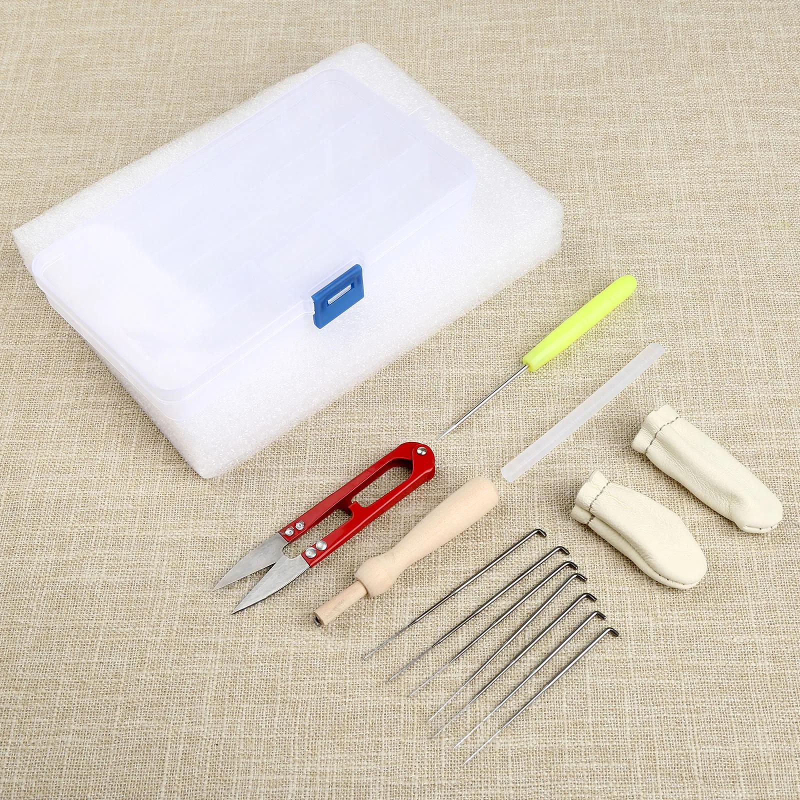 Kit de iniciante em feltro para agulha alta, ferramentas para feltro de lã conjunto de acessórios para artesanato costura artesanal faça você mesmo - Image 1