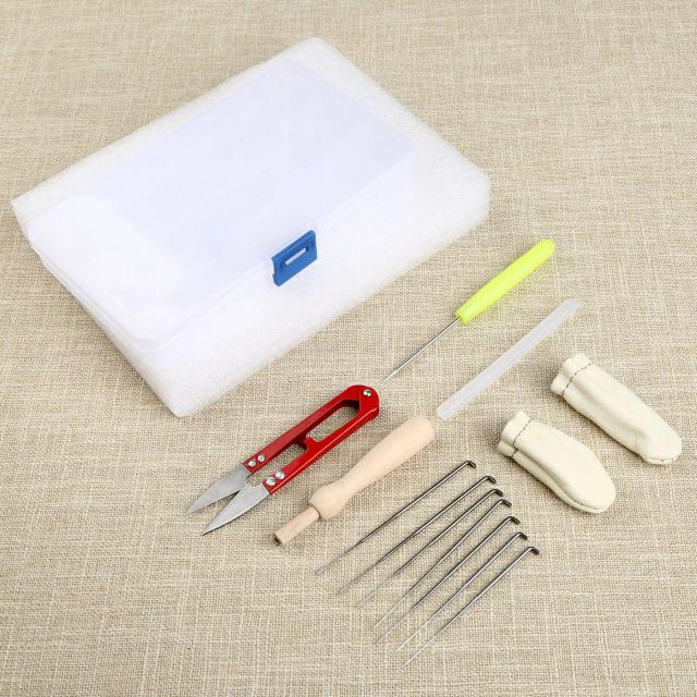 Kit Completo de Iniciante em Feltro: Ferramentas e Acessórios para Artesanato em Lã e Costura DIY