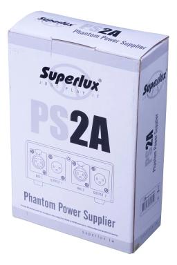 Fonte de alimentação fantasma do canal duplo de superlux ps2a 48v apropriada para o microfone do condensador 48v - Image 4