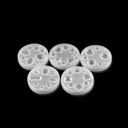1 pçs molde de silicone meia bola oblate cabochon pingente resina molde de silicone artesanal ferramenta resina cola epoxy moldes jóias fazendo - Image 4