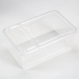 Grande caixa de répteis com tigela de alimentação, plástico transparente inseto terrário, animais de estimação, reprodução Food Feed Box - Image 5