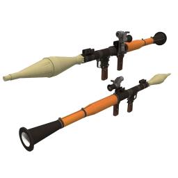 Modelo de papel 3d RPG-7 bazooka pode montar arma de fogo terminou comprimento 120cm papercraft arma para jogo cosplay puzzle brinquedo - Image 1