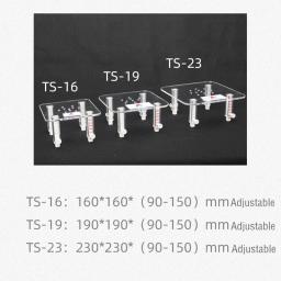 Suporte de acrílico em forma de proteína da estrela, peixe vermelho, multifuncional, ajustável, para aquário, água salgada, reef - Image 6