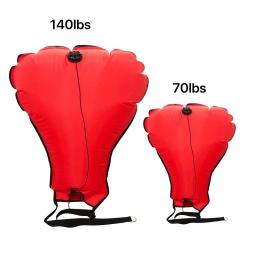 Mergulho Lifting Bag, Caverna Wreck, Dive Salvage, Equipamento de flutuação, Equipamento com válvula de pressão, Drop Shipping, 70 lbs, 140lbs - Image 2