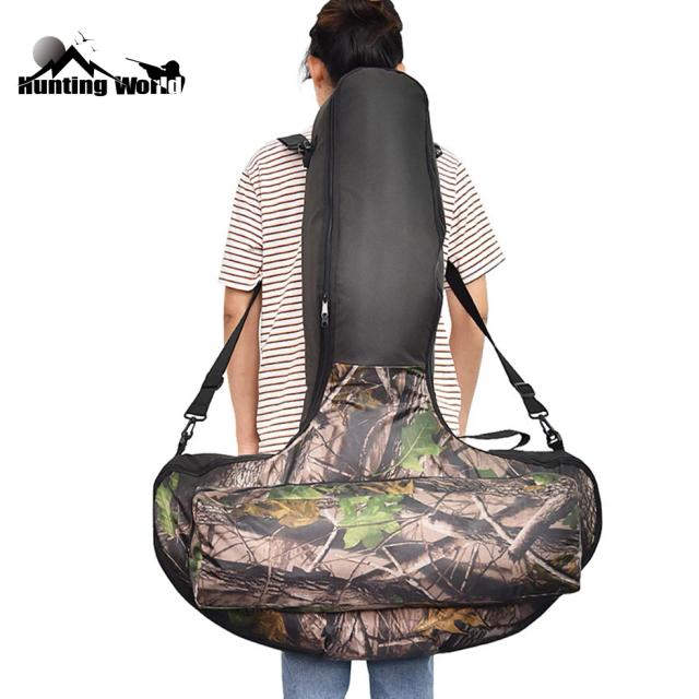 Mochila de Arco Têxtil Camo Resistente ao Desgaste com Compartimentos para Setas e Acessórios de Caça