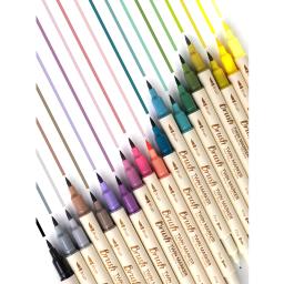 21 pçs cor vintage dupla face escrita arte escova marcador canetas conjunto para desenho pintura forro aquarela letras projetos diy f133 - Image 2