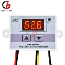 Controlador de Temperatura Termostato Digital, Regulador, Termorregulador, Aquário, Incubadora, Sensor Temp, 12V, 24V, 110V, 220V - Image 4