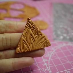 Mandala Textura Polymer Clay Stamp Sheets, DIY Jóias, Brinco Emboss, Impressão Cerâmica Cerâmica Cerâmica Cerâmica Ferramentas, Artesanato Arte Suprimentos - Image 5