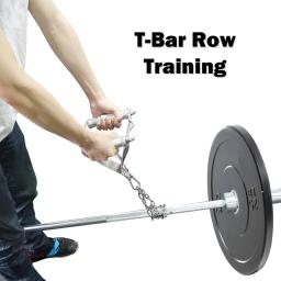 musculação academia Equipamento da aptidão do treinamento de remo da t-barra puxar para baixo o punho removível pesado do conjunto v dos punhos do dobro d do gym para a máquina de cabo - Image 4