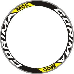 Adesivos refletivos para rodas aero + aro de bicicleta, conjunto de adesivos para rodas de bicicleta de estrada com 2 rodas de 35/38/40/50/55/60mm de profundidade 700c - Image 2