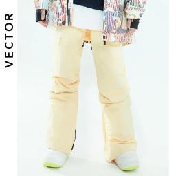 Vector marca inverno calças de esqui das mulheres ao ar livre de alta qualidade à prova vento à prova dwindproof água quente calças neve inverno esqui snowboard - Image 5