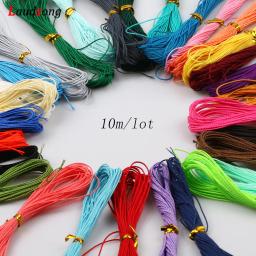 Cabo de algodão encerado para fazer jóias, 1mm, 70 m, fio de cera, corda, colar, corda, diy, pulseira, 30 cores - Image 6