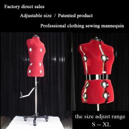 Manequim de costura profissional para vestuário e alfaiate, DIY, suprimentos de roupas, fábrica, venda quente, novo estilo, tamanho ajustável - Image 1
