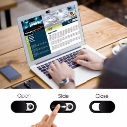 Universal Antispy Webcam Cover, Shutter Magnet Slider, Capa da câmera Web para Laptop, iPad, Macbook, Lente do telefone, Privacidade Etiqueta, 1 Pc, 20Pcs - Image 3