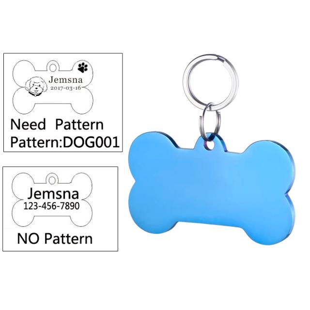 Personalize o Nome do Seu Pet com Acessórios Estilosos: Tag para Cão e Gato, Pingente de Arnês e Colar Gravado