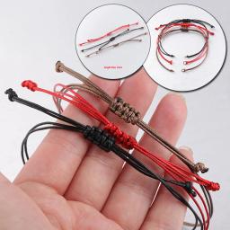 Corda ajustável multicolor para pulseira feita à mão, 5pcs, encantos, conectores, acessórios de jóias feitos à mão, diy - Image 4