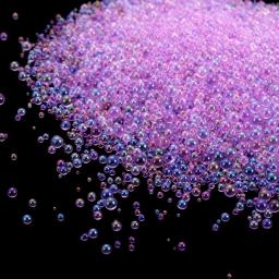 Mini Bolha Bola Beads para DIY Nail Art Decor, Pequeno Grânulo De Vidro, Resina De Enchimento Para Molde De Silicone, Enchimento Epóxi UV, 10g, 20g, 0.4-3mm - Image 5