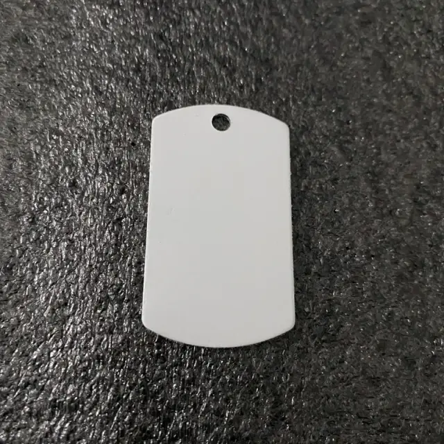 Etiquetas de Endereço Personalizadas para Identificação de Gatos e Cães - Sublimação de Dois Lados em Placas Brancas para Transferência Térmica