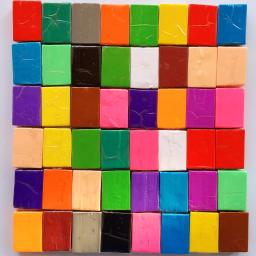 Brinquedo flexível e suficiente para crianças, argila do polímero, forno de modelagem, argila artesanal, plasticina, quebra-cabeça, brinquedos, artesanato, total de 24 cores - Image 1
