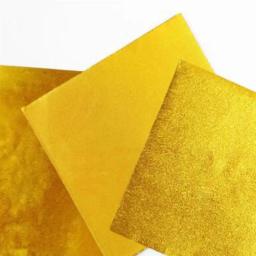 Papel De Folha De Alumínio, Papel De Folha De Ouro, Papel De Embrulho, Pacote De Presente, Casca De Laranja Para Embalagem De Chocolate, Dourado, 200Pcs - Image 4