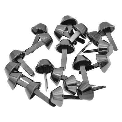 Conjunto com 20 Peças de Acessórios em Metal para Artesanato: Rebites e Parafusos para Bolsas de Couro DIY