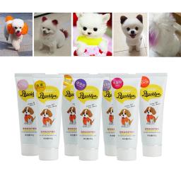 Creme de coloração brilhante para animais de estimação, 80g, animais de estimação, corante não tóxico, agente de pigmento de tingimento, acessórios seguros para cães - Image 2